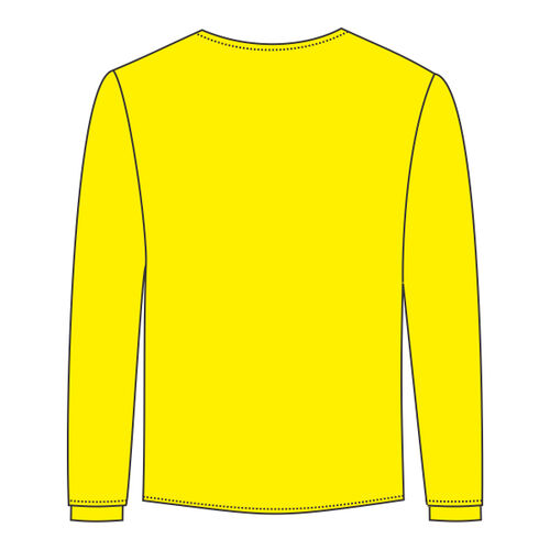 Long Sleeve Tee Safety Yellow Thumbnail