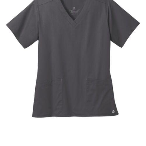 Scrub Top Women's Grey Thumbnail