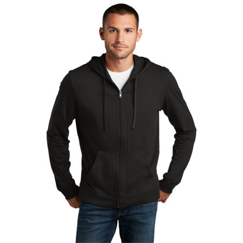 Young Mens Lightweight Jersey Full Zip Hoodie Thumbnail
